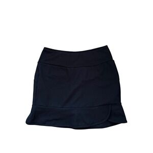 Halara Skort Women S Black Ruffle Hem Active Tennis Golf Skirt Shorts Pockets